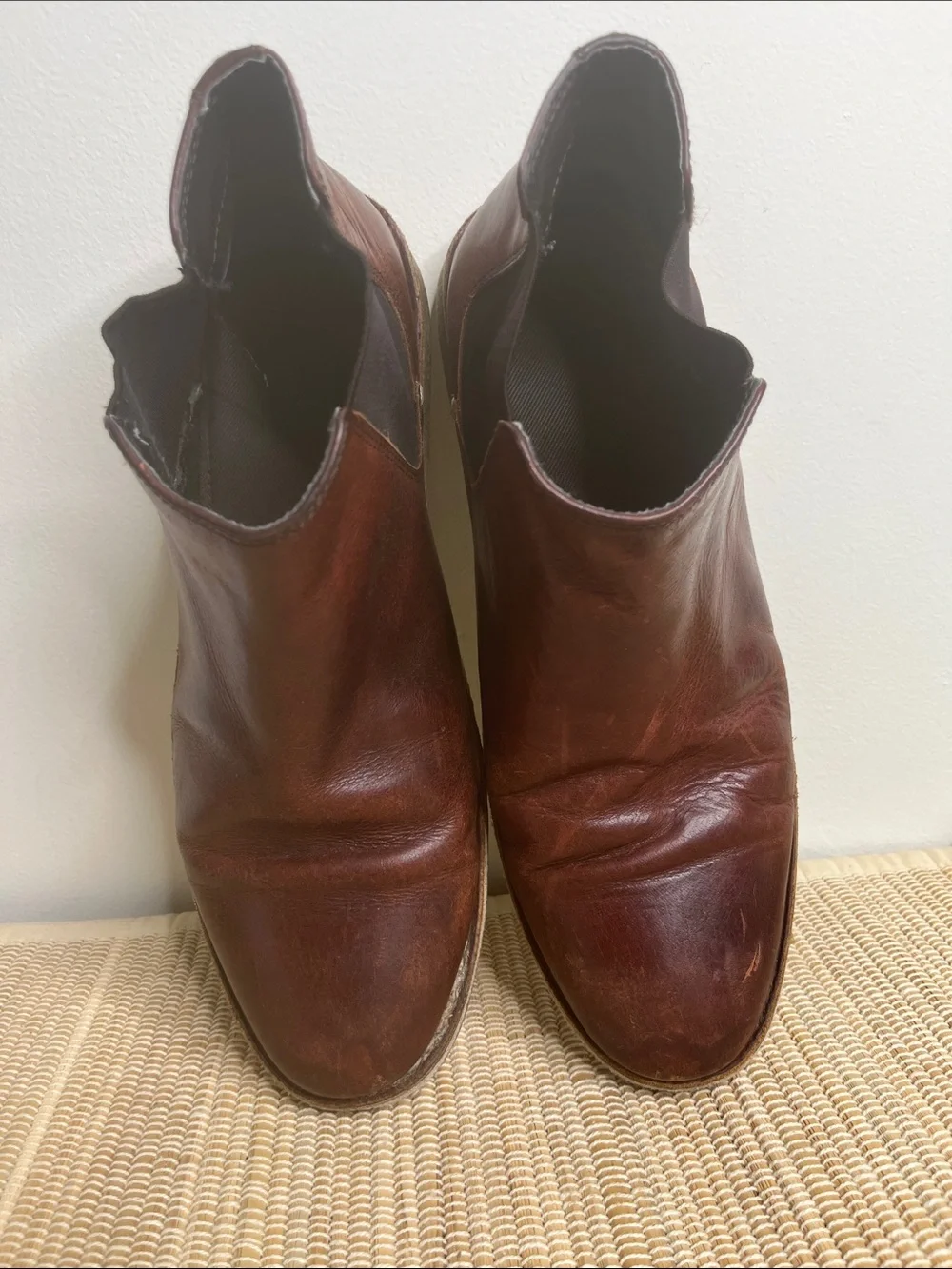 Chelsea Boots Brown Leather Size 9